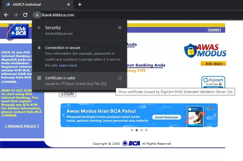 Extended Validation (EV) SSL Certificates